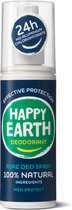 Happy Earth Pure Deodorant Spray Men Protect 100 ml - 100% natuurlijk