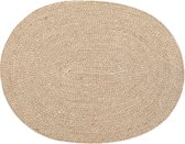 Home Delight - Placemat 'Ella' - Ovaal - Naturel - Set van 2