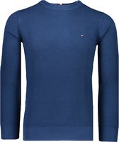 Tommy Hilfiger Trui Blauw Normaal - Maat L - Heren - Lente/Zomer Collectie - Katoen