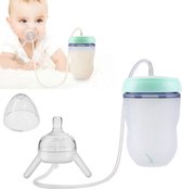Biberoia® Handsfree – Babyfles – Switch de fles – Anti colic baby fles – Anti reflux – Speen – Baby – Fles – Babyshower - Kraamcadeau – 250ML - Mint