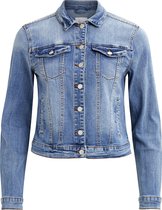 Vila Jas Vishow Denim Jacket - Noos 14042859 Medium Blue Denim Dames Maat - XXL
