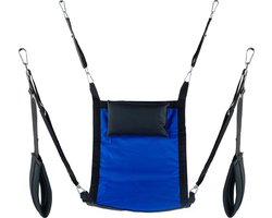 Rectangular canvas sling - 4 points - Full set - Blue