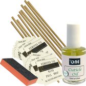 The One Gellak - Manicure set - Gellak Remover - Cuticle oil - Bufferblok - cuticle pusher - Nailcare