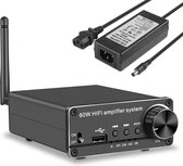 NÖRDIC SGM-181 Digitale audio naar analoog converter - Bluetooth 5.0 - Toslink, AUX en USB - Versterker - Zwart