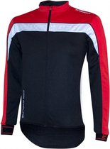 21Virages Fietsshirt pienza lange mouwen heren Zwart rood -XXL