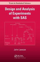 Design and Analysis of Experiments with SAS