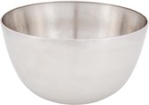 RVS kom schaal - Zilver - ø 23 cm - Maat  L - Set van 2 - Kom - Schaal - Keuken - Koken - Bakjes - Schaaltjes