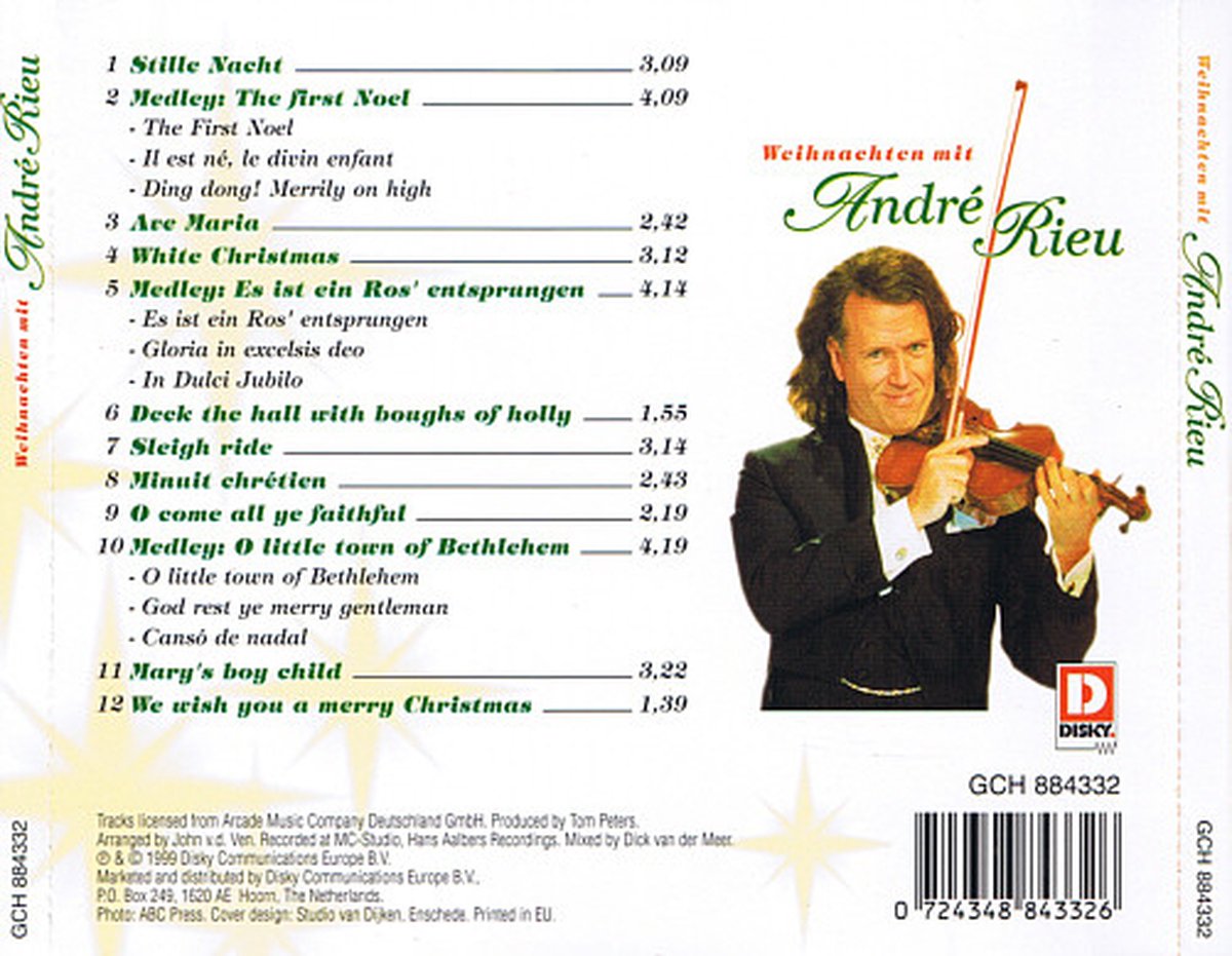 Mediathek Weihnachten mit André Rieu: Ein Fest für die Seele