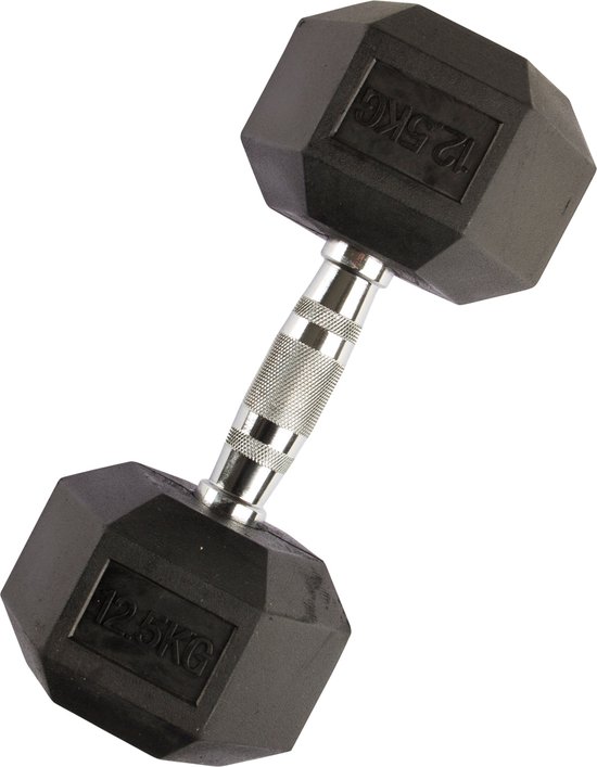 VirtuFit Hexa dumbbell Pro - Gewichten - Fitness - 12,5 kg - Per stuk |  bol.com
