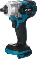 Drillpro slagmoersleutel-18V Li-Ion accu 520Nm - Losse Body (geleverd zonder accu en lader) blauw/zwart