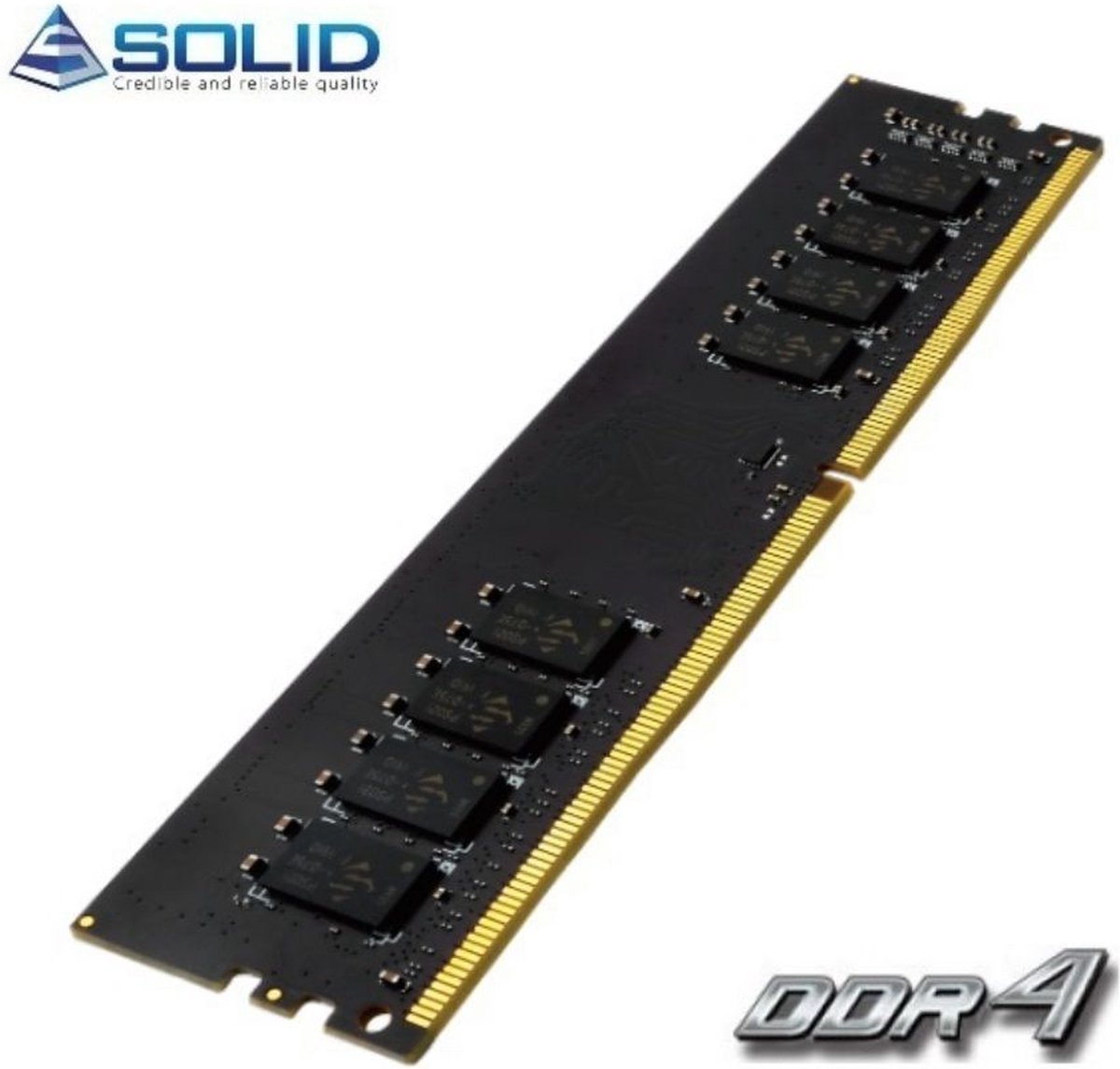 Solid - 16.GB DDR4 (2666Mhz - PC4-21300) Dimm Desktop / PC geheugen