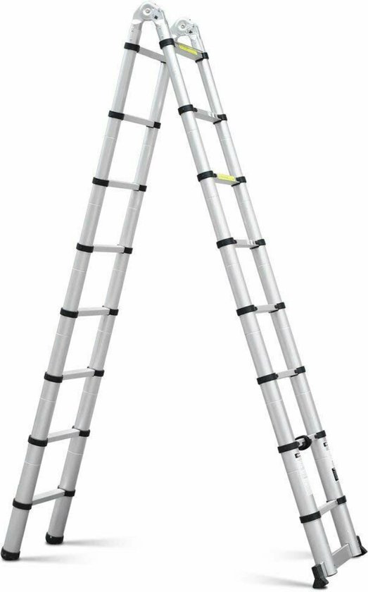 FEMOR Ladder Télescopique - Multifonctionnelle - Escabeau - Extensible -  Jusqu'à 5M De... | bol