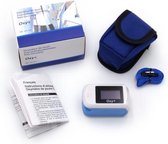 Merkloos - Digitale zuurstof saturatiemeter Oxy+ van €49,90 voor € 19,90 -  Wordt geleverd met batterijen en opberghoesje  -