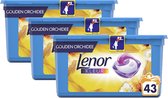 Lenor All in 1 Pods - Color Gouden Orchidee - 3 X1.079KG - 129 wasbeurten