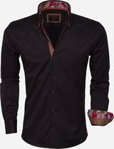 Overhemd Lange Mouw 75307 Black