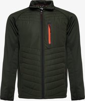 Kjelvik heren softshell jas - Groen - Maat S - Winddicht - Ademend materiaal