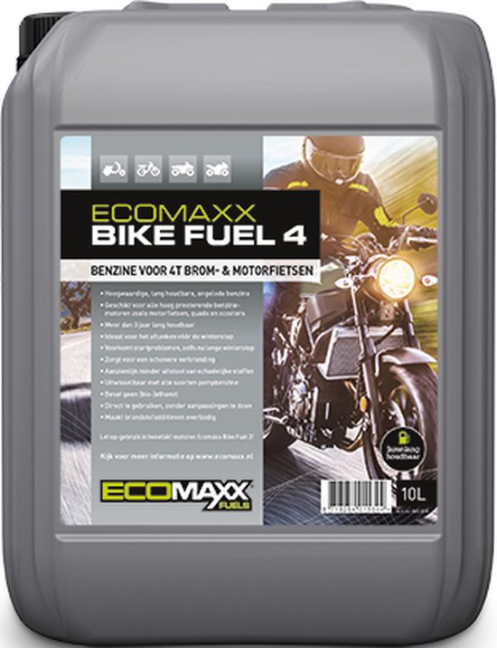 Bike fuel 4 takt 10L Vervangt E5 en E10 Benzine bol