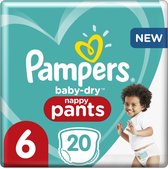Pampers Baby-Dry Pants Luierbroekjes Maat 6 (Extra Large) 15+ kg - 21 Stuks - Luiers