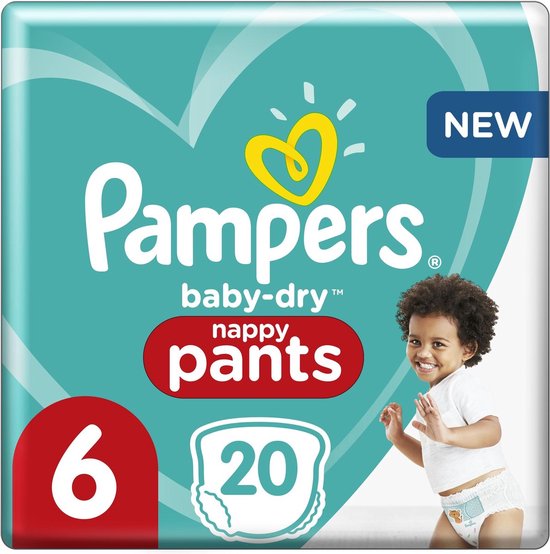 Pampers Baby-Dry Pants Luierbroekjes Maat 6 (Extra Large) 15+ kg - 21 Stuks  - Luiers | bol.com