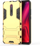 Xiaomi Mi 9T Hoesje - Mobigear - Kickstand Serie - Hard Kunststof Backcover - Goud - Hoesje Geschikt Voor Xiaomi Mi 9T