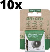 10x Jordan Green Clean Floss - Voordeelverpakking