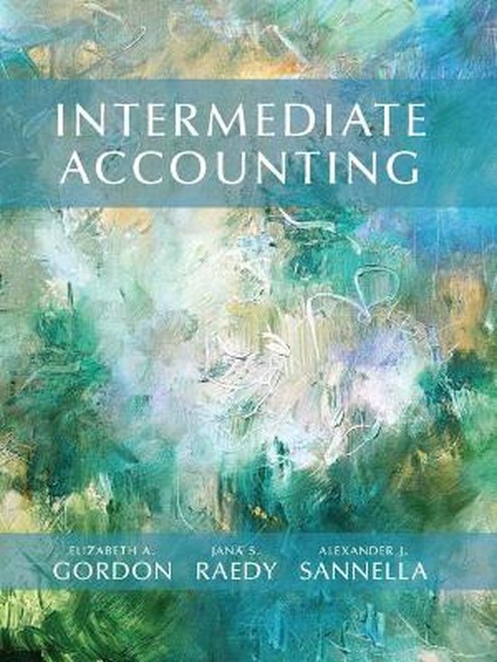 Intermediate Accounting 9780132162302 Elizabeth A. Gordon Boeken bol
