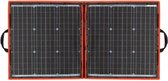Dokio® Zonnepaneel - Zonnepanelen compleet pakket - Solar Generator - Flexibele zonnepaneel - Draagbare Powerbank - 80W - Opvouwbaar - Zwart/Rood