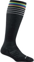 Darn Tough Run Stride Over-The-Calf Ultra-Lightweight Dames Zwart