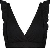 Beachlife Black Embroidery Ruches bikinitop - dames - Maat 70B