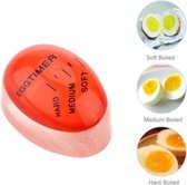 1Pcs Ei Perfecte Kleur Veranderende Timer Yummy Zachte Hardgekookte Eieren Koken Keuken Eco-vriendelijke Hars Ei Timer Rood Timer gereedschap