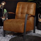 HUUS Fauteuil Thirty - Topkwaliteit fauteuil - Zitting is gemaakt van Stof - 58x81x81 cm