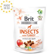 Brit Care Crunchy Snack - Insects with Turkey 200 g - Hondensnacks - Hypoallergeen