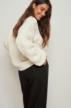 Cable knit sweater