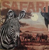 Servet Servetten Safari Collage 20st