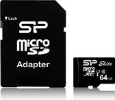 Silicon Power Elite 64GB Micro SDXC UHS-I 64GB Micro SDXC Class 10 flashgeheugen