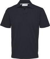 SELECTED HOMME BLACK SLHRINO SS POLO B  Poloshirt - Maat L