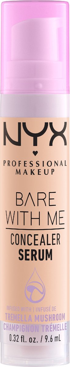 Nyx Professional Makeup Bare With Me Concealer Serum - Vanilla - Concealer - Zeer licht