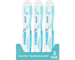 Meridol Tandenborstel Zacht - 3 stuks - Voordeelverpakking