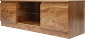 TV meubel dressoir - TV kast - 120 cm breed - bruin houtstructuur