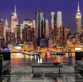 Fotobehang - NYC: Night City.