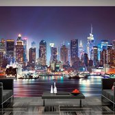 Fotobehang - Night in New York City.