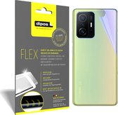 dipos I 3x Beschermfolie 100% compatibel met Xiaomi 11T Pro Achterkant Folie I 3D Full Cover screen-protector