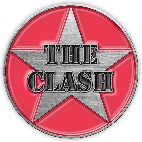 The Clash Pin Military Logo Multicolore