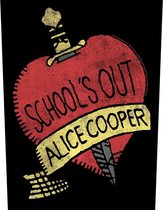 Alice Cooper Rugpatch School's Out Zwart