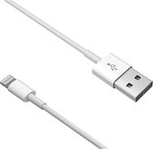 DEVIA USB A naar Lightning kabel - 1 Meter - Zwart - Stevige nylon kabel - Oplaadkabel iPhone - 480 Mbps - Sneller opladen - iPhone kabel  WIT -  311598