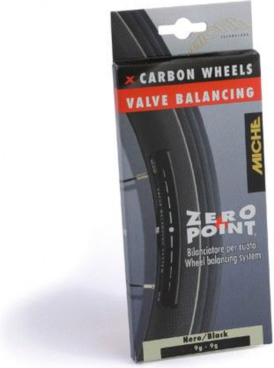 Miche wieluitbalanceer sticker zero point transp. 6gr.-9gr.