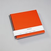 Fototalbum - Semikolon - Spiral Economy - Album - Large - Crème pagina's - Orange
