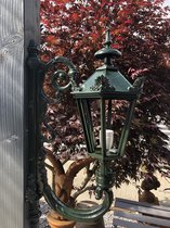 Prachtige landelijke buitenlamp Mainz, donkergroen