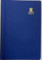 Ryam - Zakagenda - Pacific Suprema - 2022 - Blauw - Spiraalgebonden - Week per 2 pagina's - 9x12,5cm