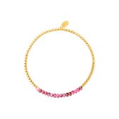 Armband Natural Beads - Pink